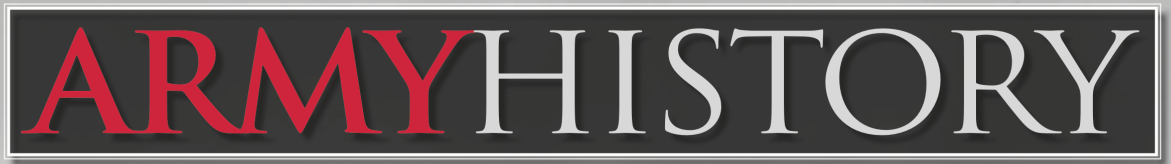 Army History magazine logo